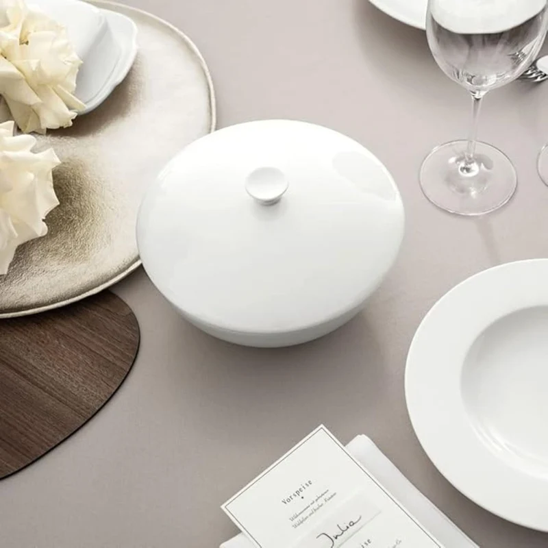 Cuenco ensaladera de porcelana con tapa Royal Villeroy & Boch