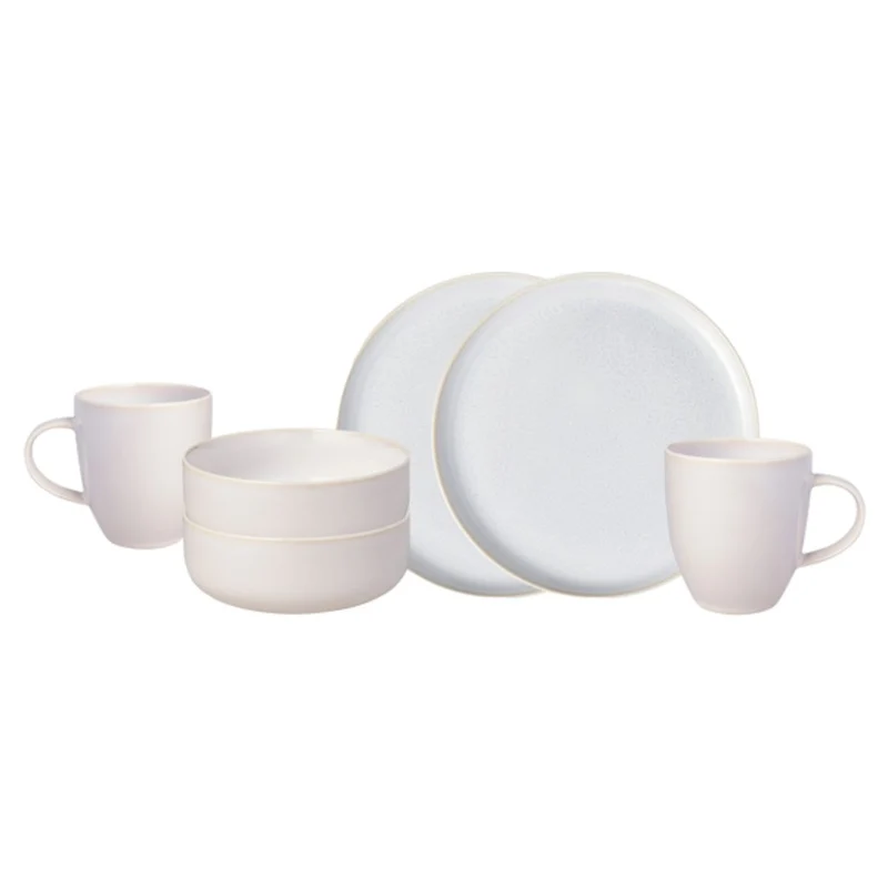 Set de desayuno de 6 piezas de porcelana Crafted Cotton Villeroy & Boch
