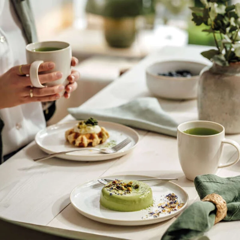 Set de desayuno de 6 piezas de porcelana Crafted Cotton Villeroy & Boch