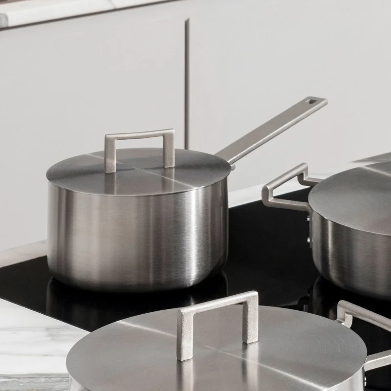 Batería de cocina de acero inoxidable multicapa Convivio Alessi