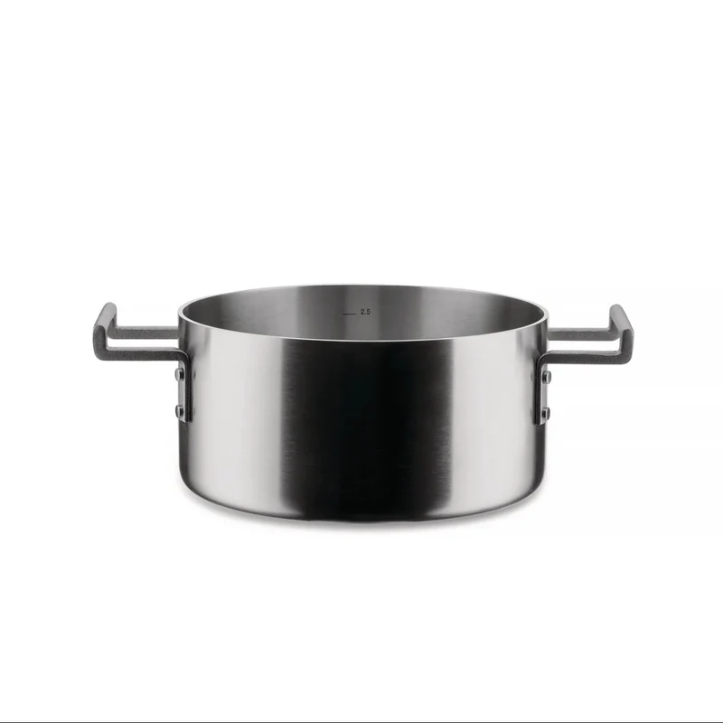 Batería de cocina de acero inoxidable multicapa Convivio Alessi