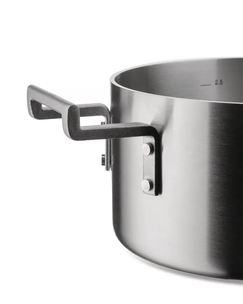 Batería de cocina de acero inoxidable multicapa Convivio Alessi