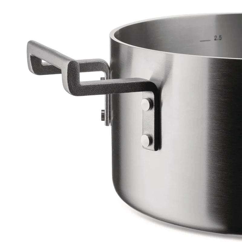 Batería de cocina de acero inoxidable multicapa Convivio Alessi