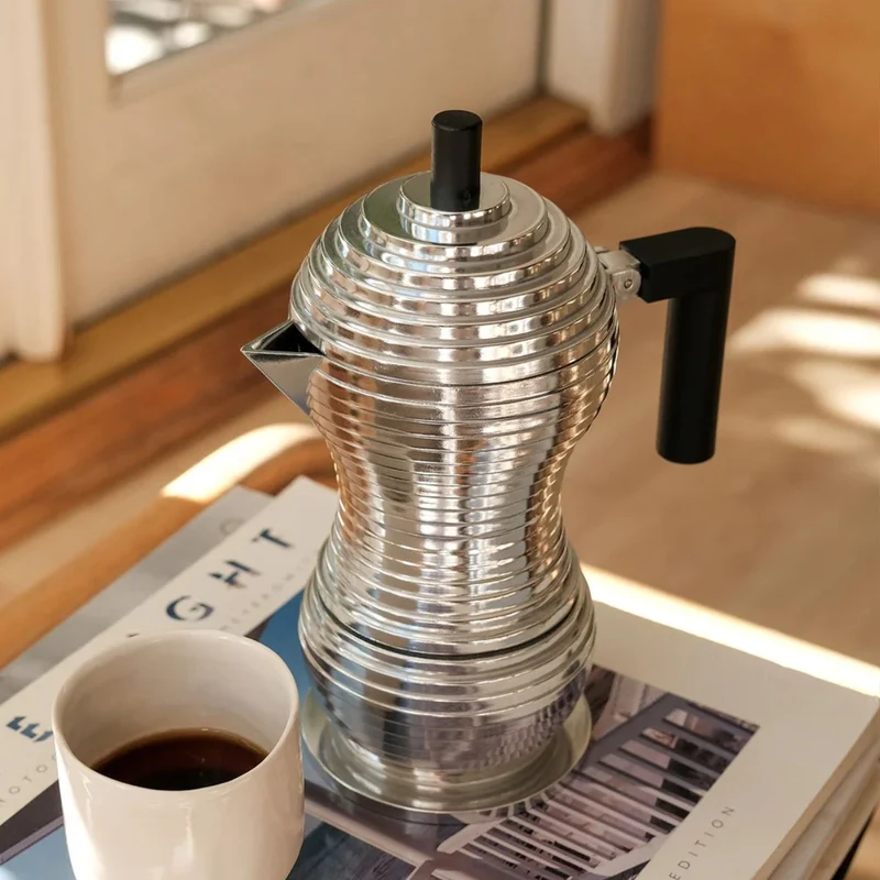 Set de 5 piezas para el café con cafetera Pulcina Alessi