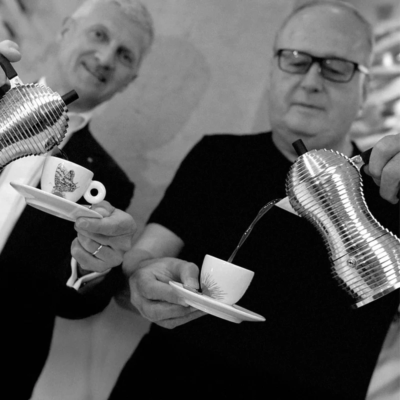 Set de 5 piezas para el café con cafetera Pulcina Alessi
