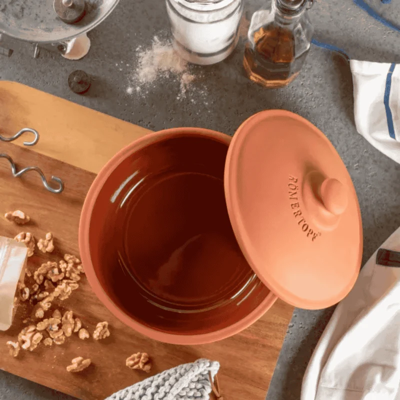 Horno redondo de terracota para pan Römertopf