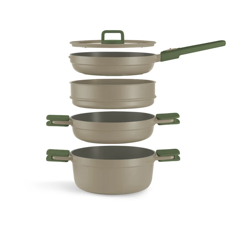 Batería de cocina cerámica 5 piezas Compac Pro Ceramic Bra