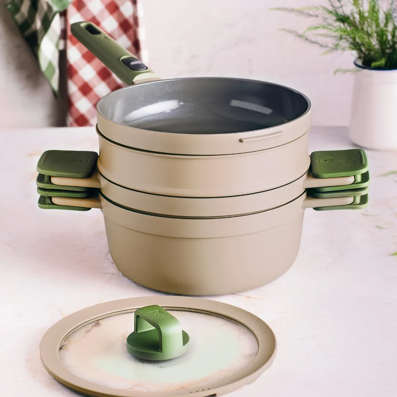 Batería de cocina cerámica 5 piezas Compac Pro Ceramic Bra