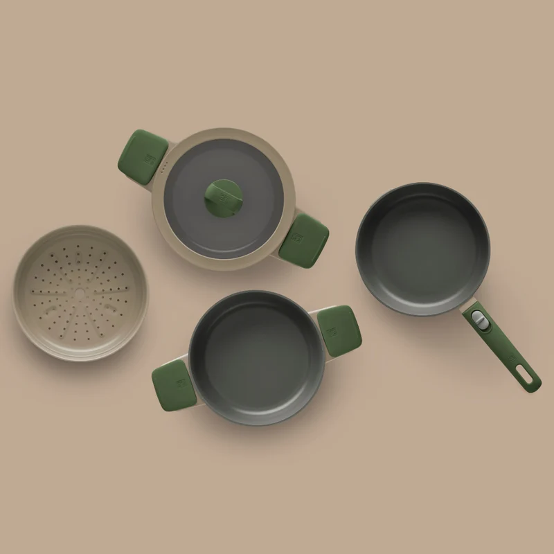 Batería de cocina cerámica 5 piezas Compac Pro Ceramic Bra