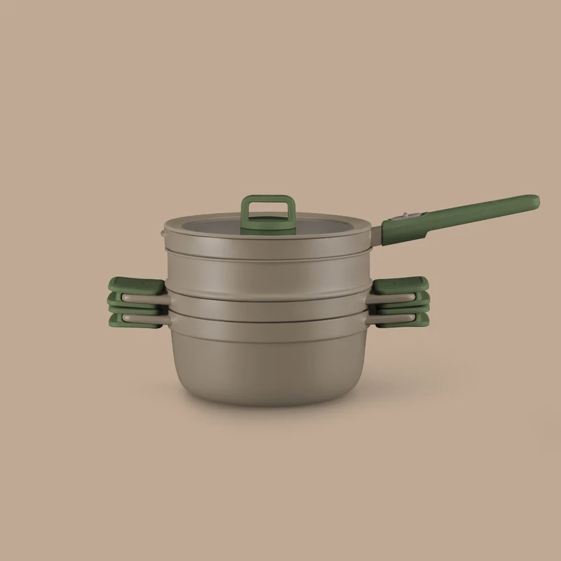 Batería de cocina cerámica 5 piezas Compac Pro Ceramic Bra