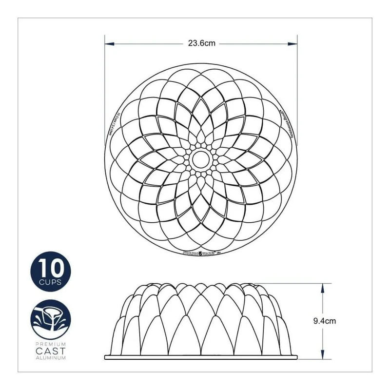 Molde Bundt Kaleidoscope Nordic Ware