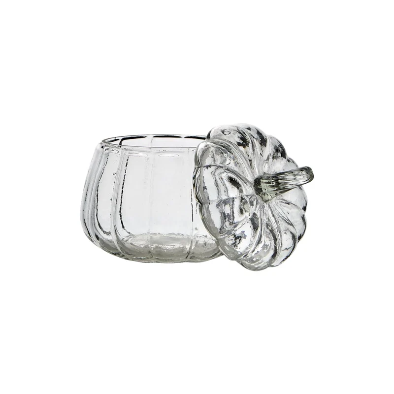 Bol de cristal con tapa Pumpkin Affari of Sweden