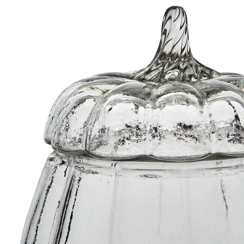 Bol de cristal con tapa Pumpkin Affari of Sweden
