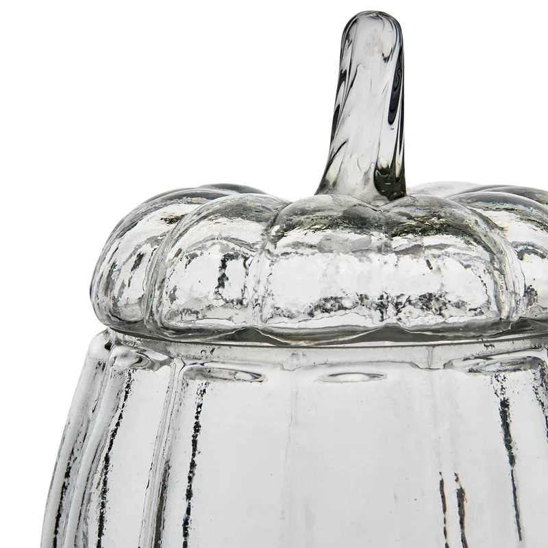 Bol de cristal con tapa Pumpkin Affari of Sweden