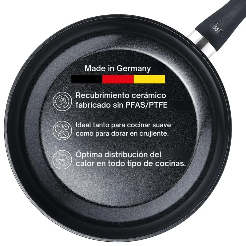 Sartén cerámica Essential Black Fissler