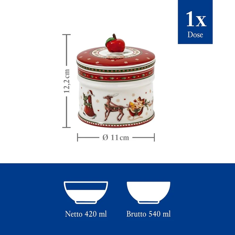 Recipiente de porcelana para galletas Winter Bakery Delight Villeroy & Boch