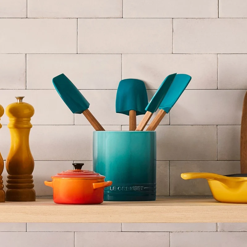 Bote cerámico para espátulas Signature Le Creuset