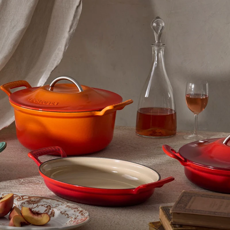 Cacerola multifunción oval de hierro fundido Modern Heritage Le Creuset