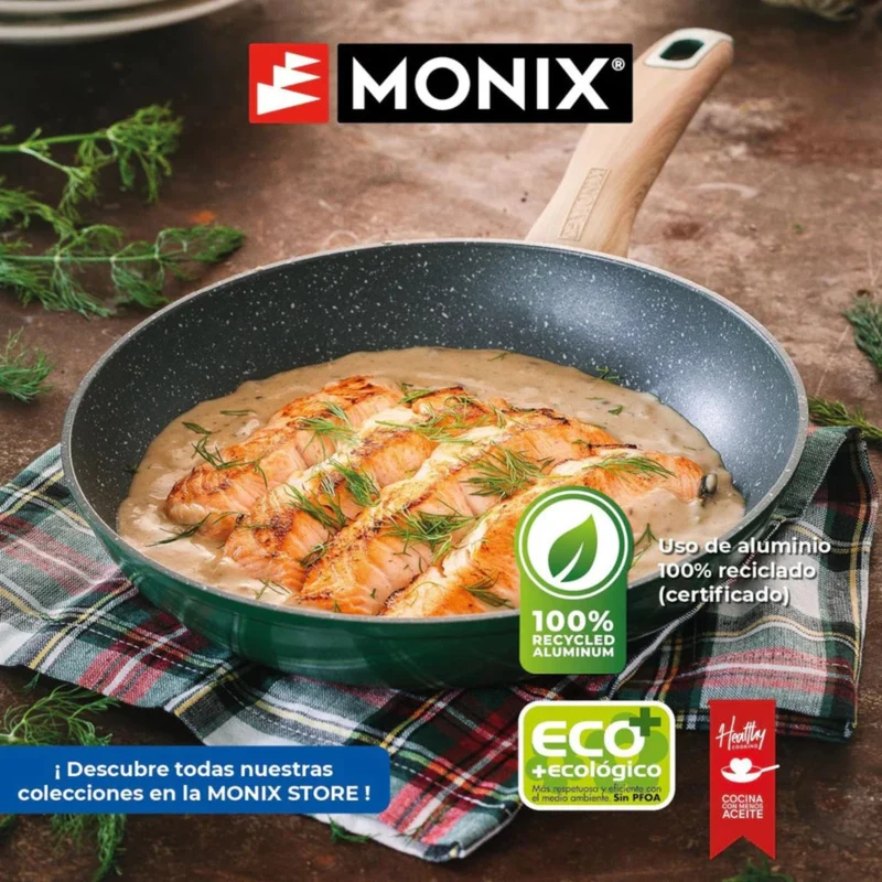 Set de 3 sartenes antiadherentes Amazonia Monix