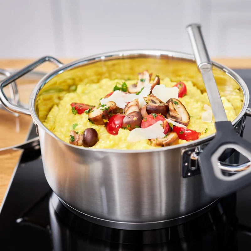 Batería de cocina de acero inoxidable 4 piezas Expertiso Rösle