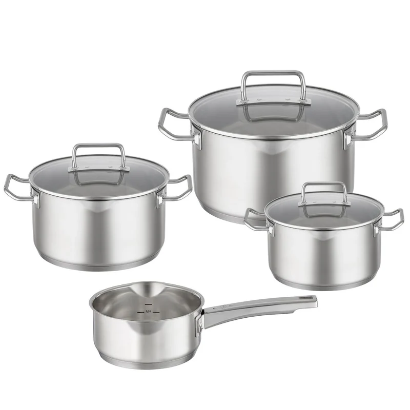 Batería de cocina de acero inoxidable 4 piezas Expertiso Rösle
