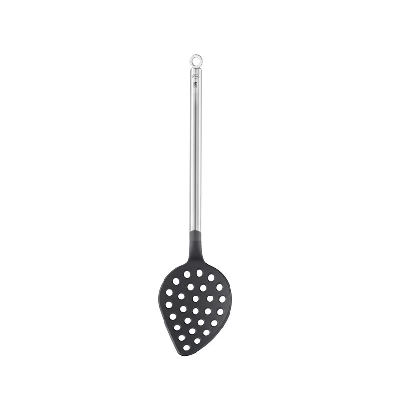Cuchara perforada para servir de nailon con mango de inox Basic Line Rösle