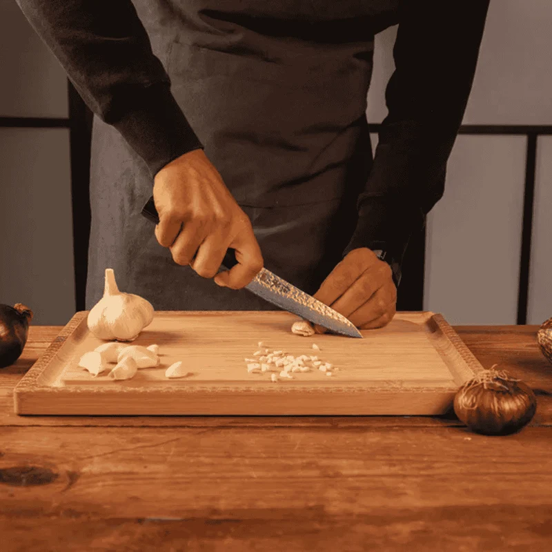 Cuchillos de acero damasco japonés Densho Kotai