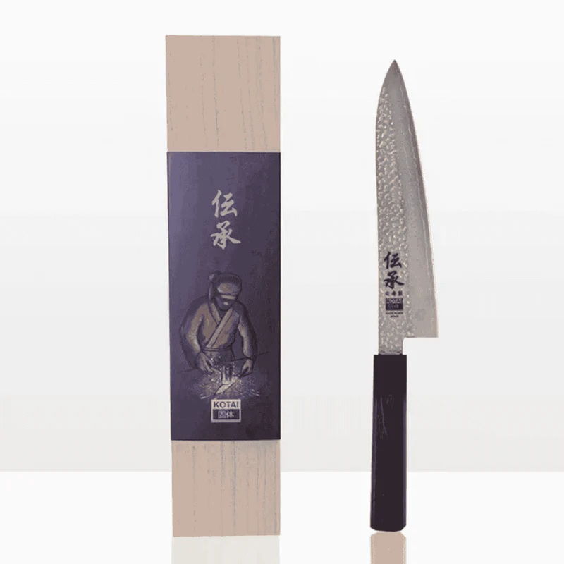 Cuchillos de acero damasco japonés Densho Kotai