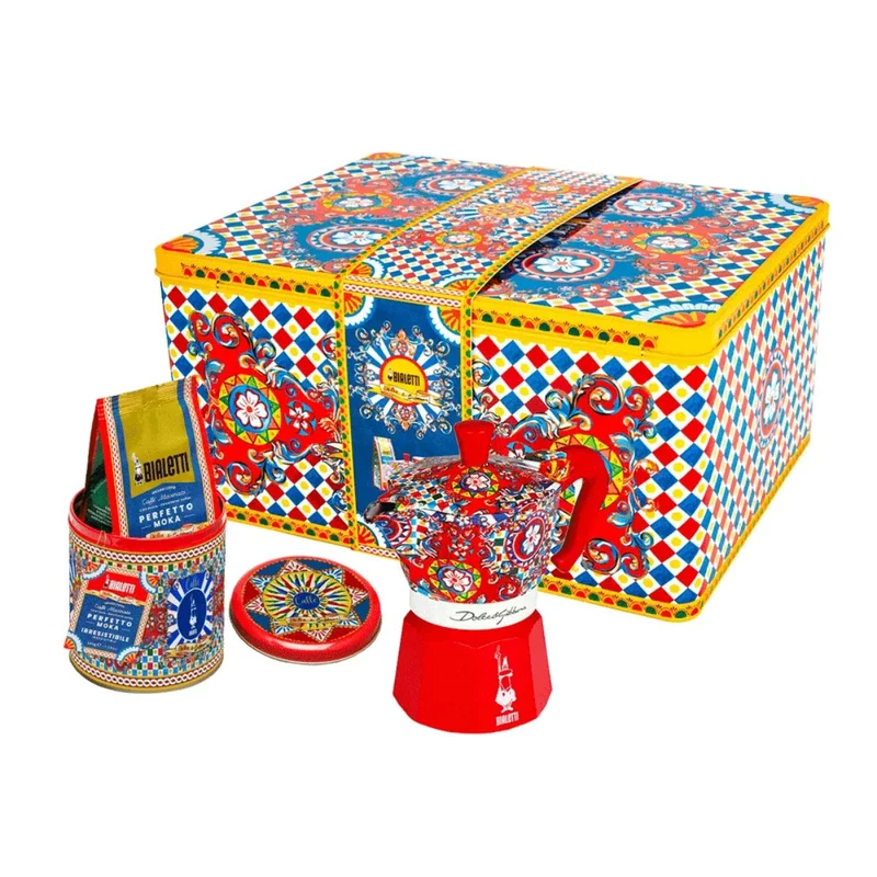 Set cafetera italiana Moka Dolce&Gabanna Bialetti