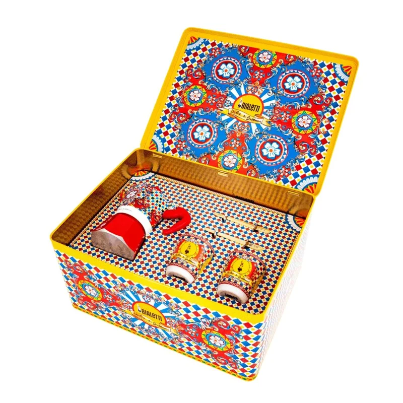 Set cafetera italiana Moka Dolce&Gabanna Bialetti