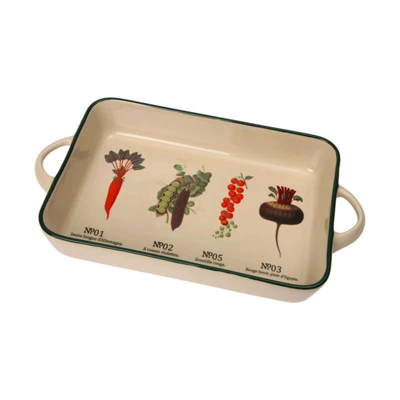 Fuente de horno de gres Vegetables Dexam