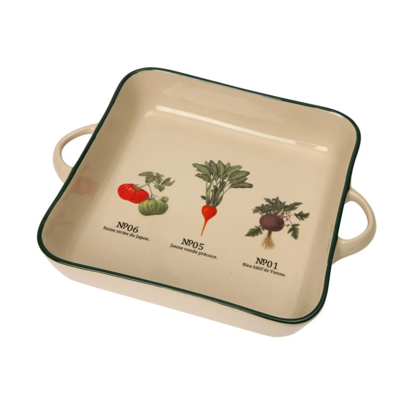 Fuente de horno de gres Vegetables Dexam