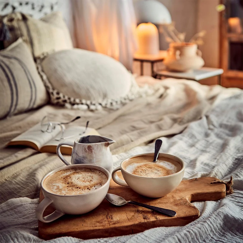 Set de 4 cucharas de café y postre Odin de Affari of Sweden