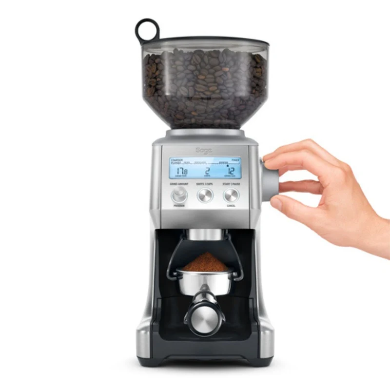 Molinillo de café eléctrico con pantalla LCD Smart Grinder™ Pro Sage