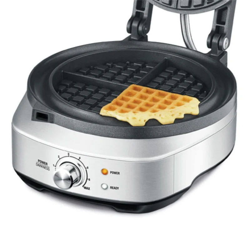 Gofrera clásica circular The No-Mess Waffle Sage