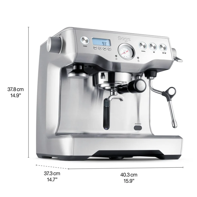 Cafetera Expresso manual con 2 calderas Dual Boiler™ Sage