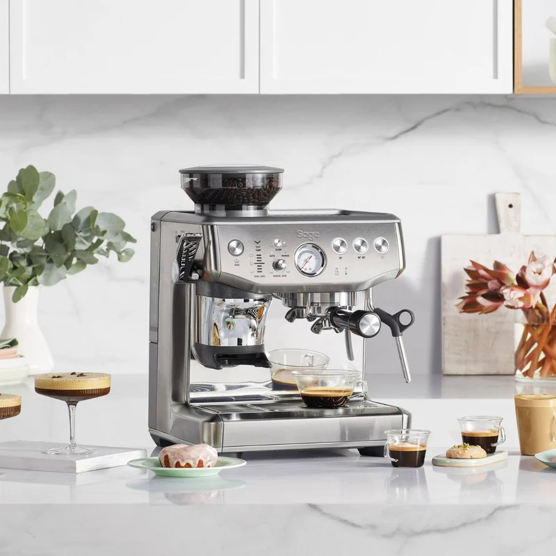 Cafetera Expresso manual con molinillo Barista Express Impress Sage