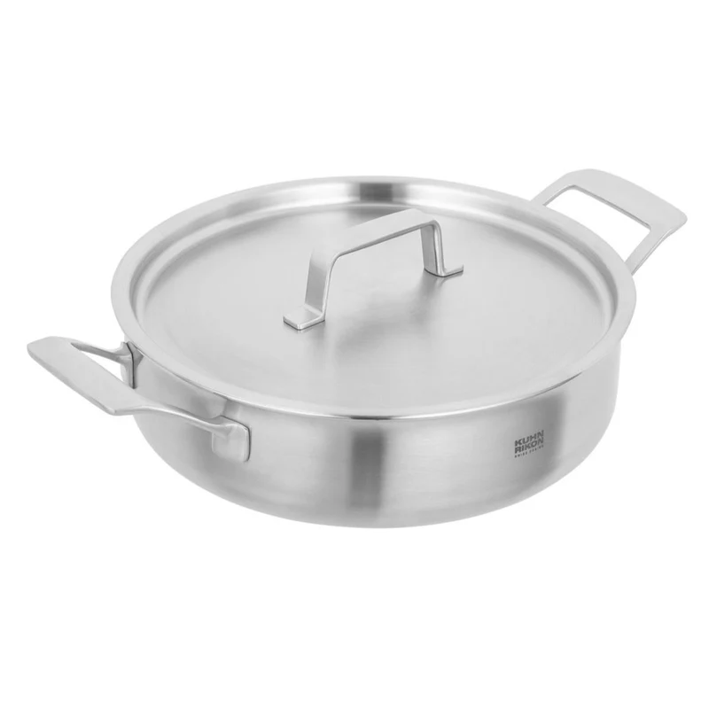 Cacerola baja tipo rustidera de acero inoxidable 5 capas Fiveply Kuhn Rikon