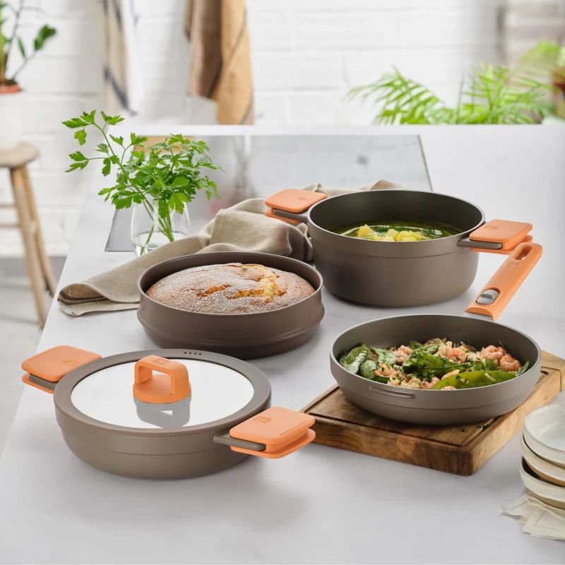 Set de cocina 5 piezas antiadherentes Compac Pro Bra