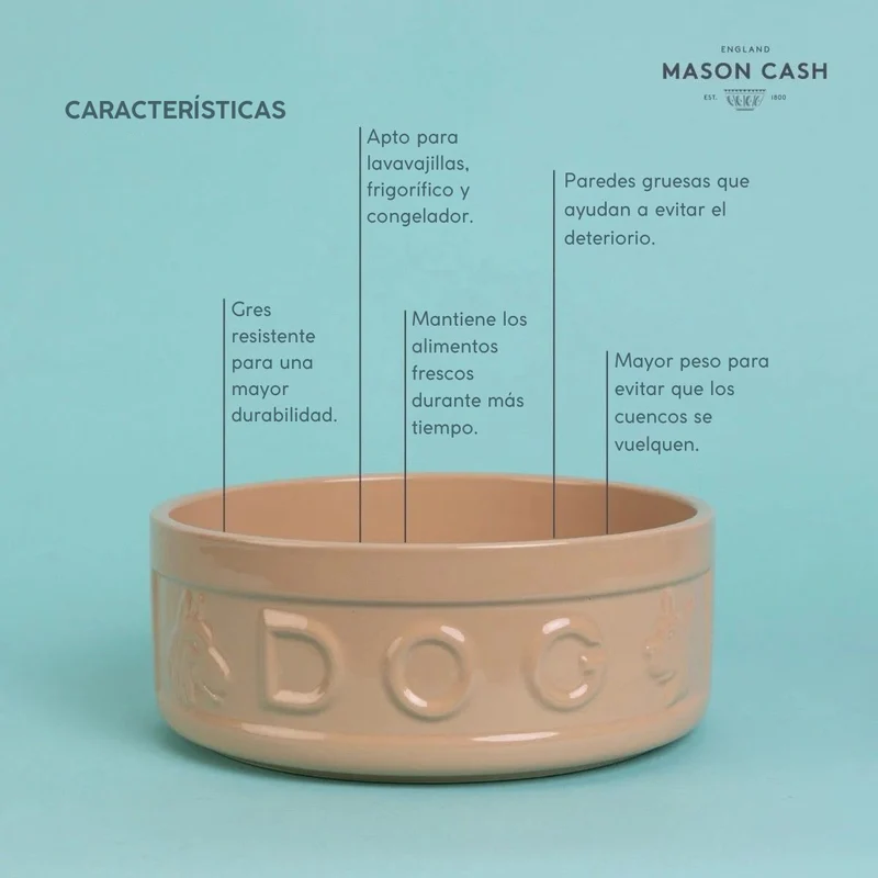 Bol cerámico para perros y mascotas Mason Cash