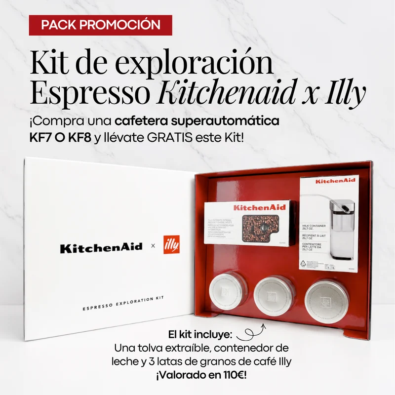Cafetera Expresso superautomática con depósito de leche KF7 KitchenAid