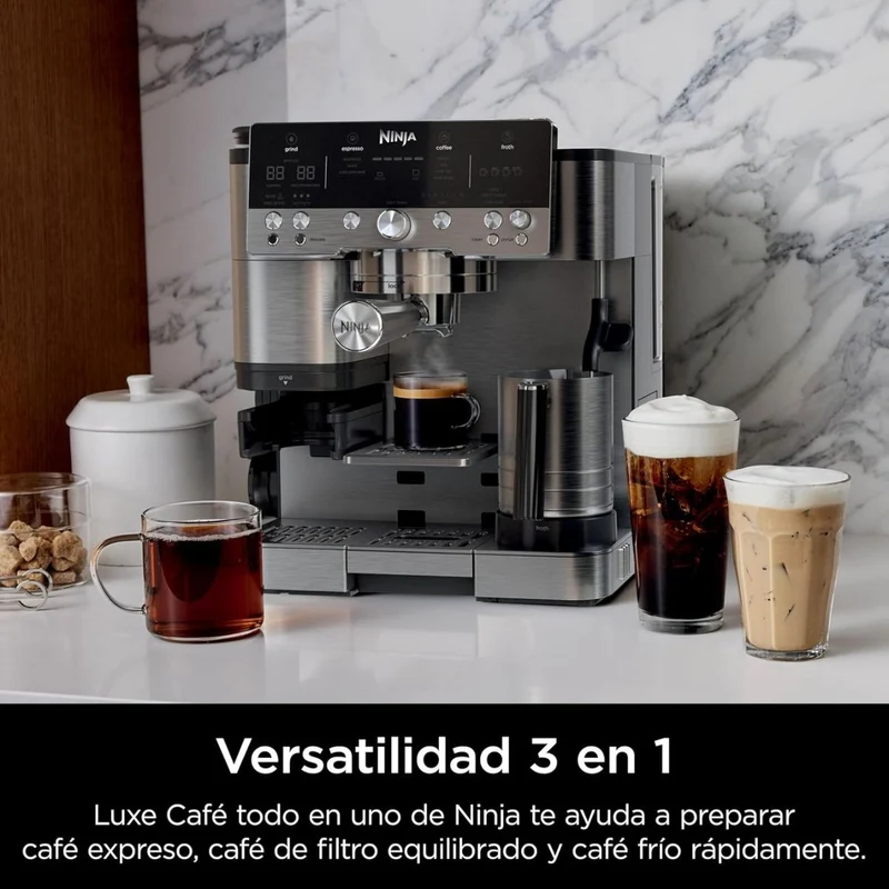 Cafetera Expresso 3 en 1 Ninja Luxe Café Premier ES601 Ninja®