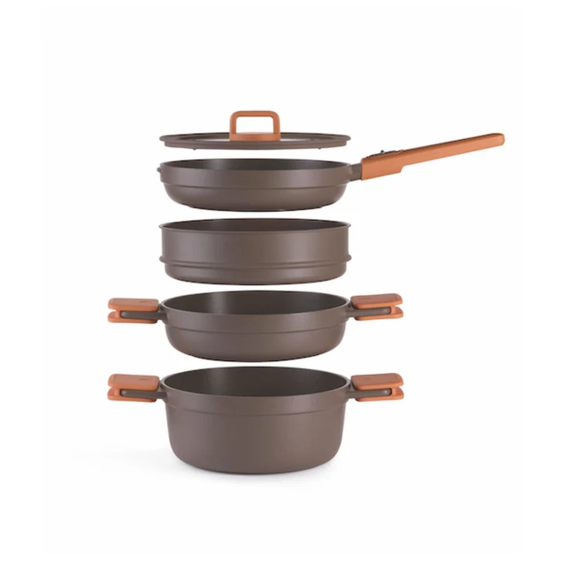 Set de cocina 5 piezas antiadherentes Compac Pro Bra