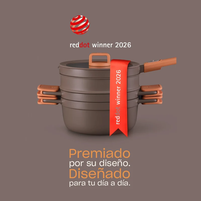 Set de cocina 5 piezas antiadherentes Compac Pro Bra