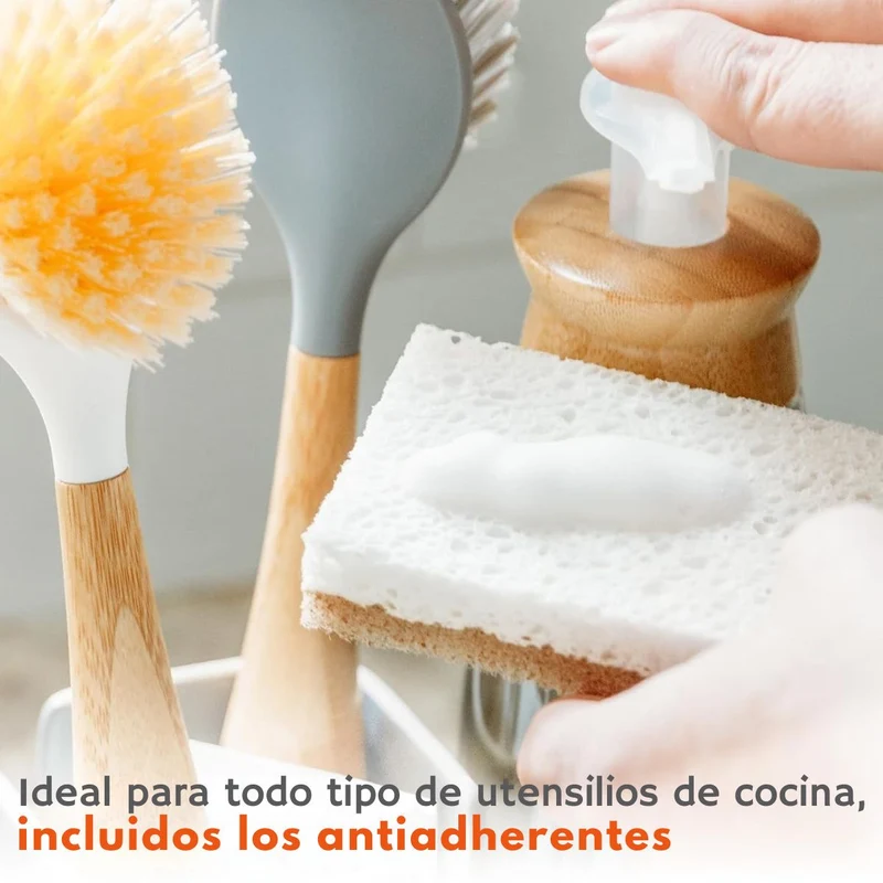 Set de 2 esponjas de cáscara de nuez sin arañazos In a Nutshell Full Circle