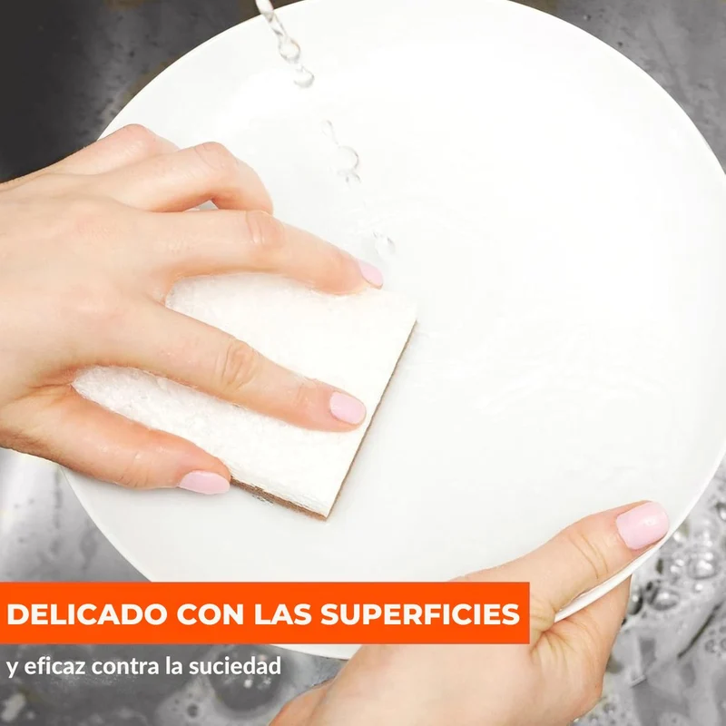 Set de 2 esponjas de cáscara de nuez sin arañazos In a Nutshell Full Circle