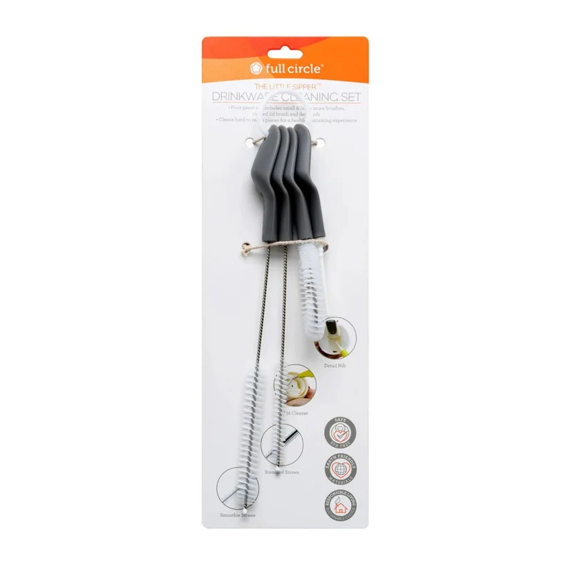Set de 4 cepillos de limpieza Little Sipper Full Circle
