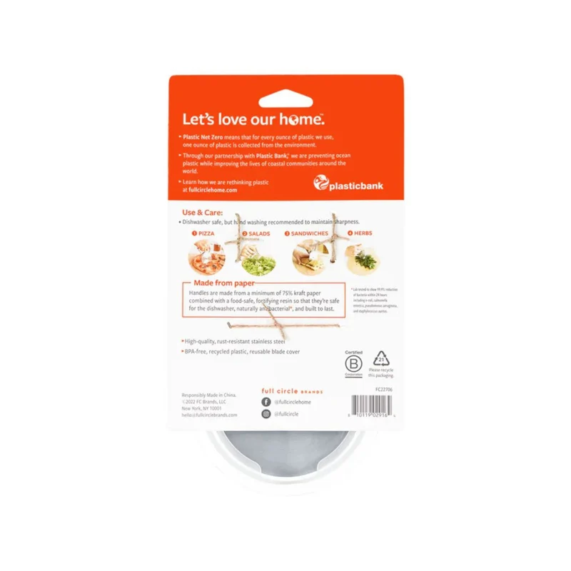 Rueda cortapizzas de acero inoxidable Full Circle