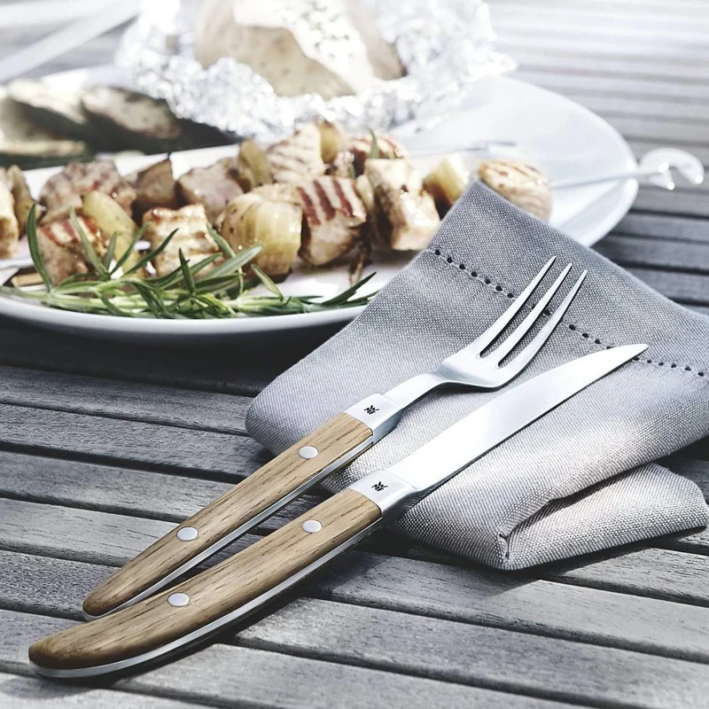 Set de 6 tenedores y cuchillos de carne Ranch WMF