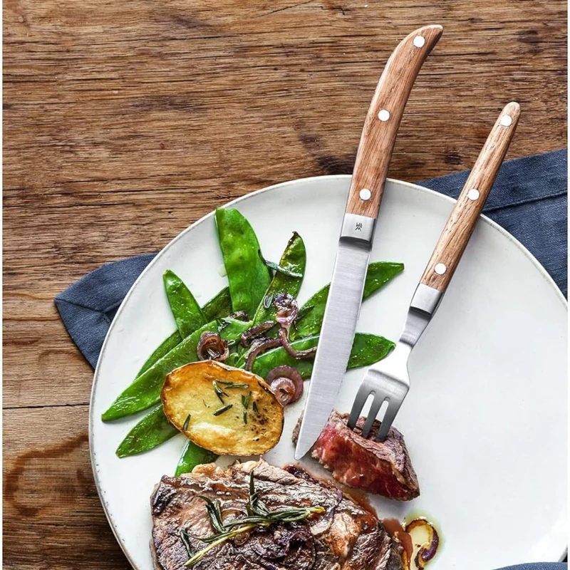 Set de 6 tenedores y cuchillos de carne Ranch WMF